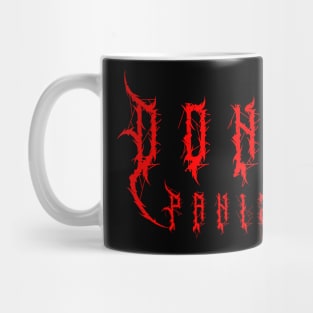 Don't Panic Death Metal Mug